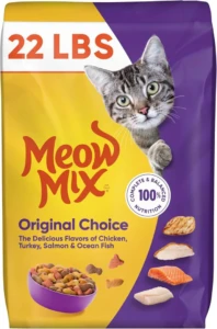 Meow Mix : Original Choice Dry Cat Food, 22 lb Bag