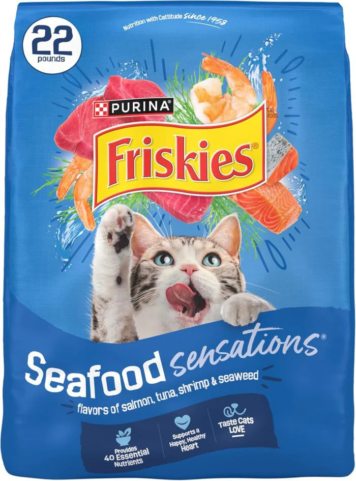 Seafood Sensations Dry Cat Food with Salmon & Tuna