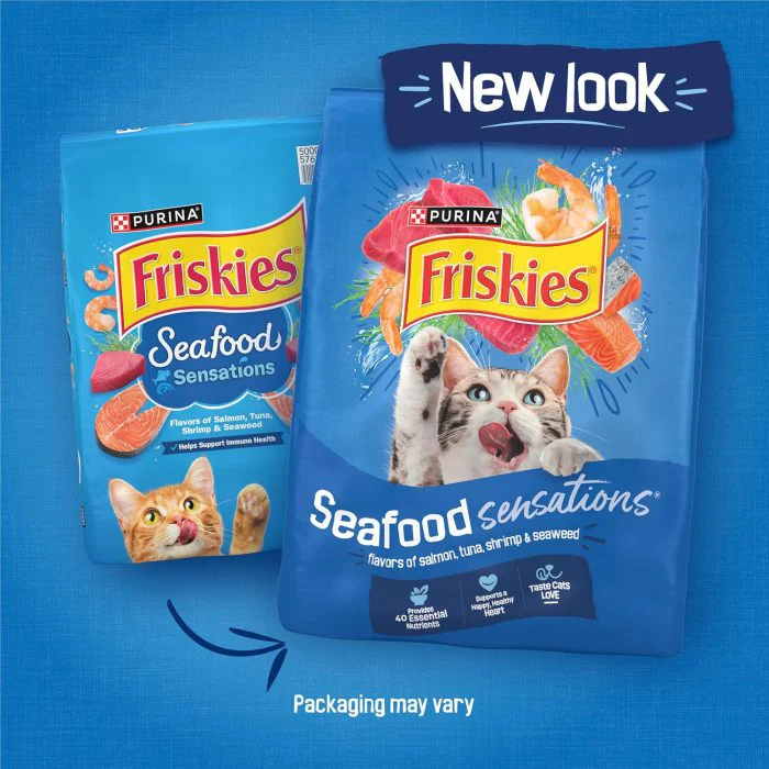 Seafood Sensations Dry Cat Food with Salmon & Tuna - Image 2