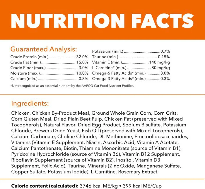 Healthy Adult Cat Food with Chicken – 7 lb Bag - Image 8