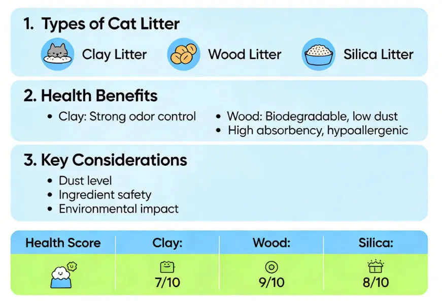 What Litter is Healthiest for Cats