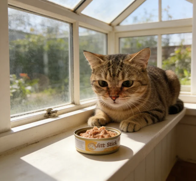 What treat is irresistible to cats? practical application scene